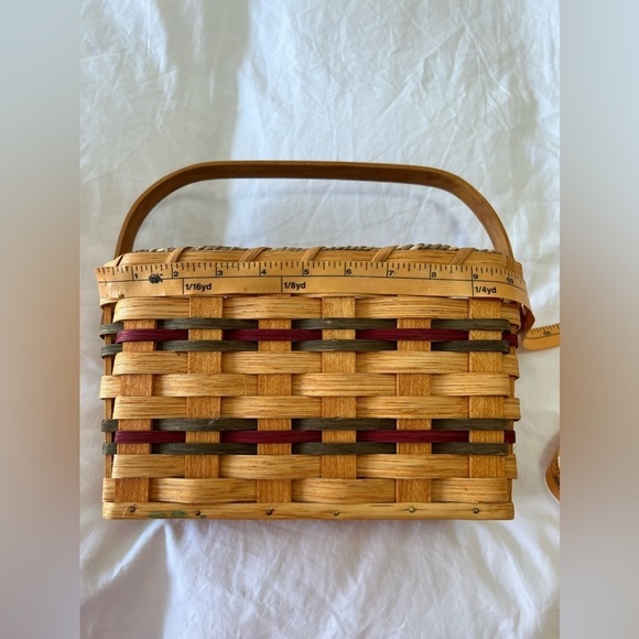 Amish Silverware Organizer Storage Basket | Yoder Family WI - Picture 7 of 9